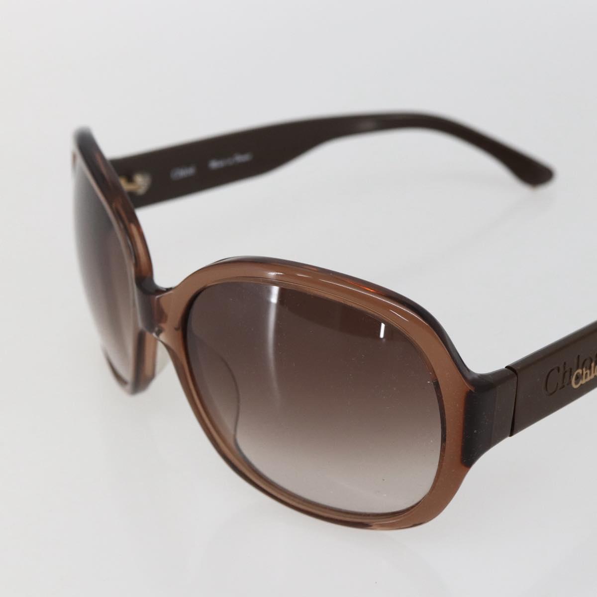 Chloe Sunglasses plastic Brown Auth bs33314