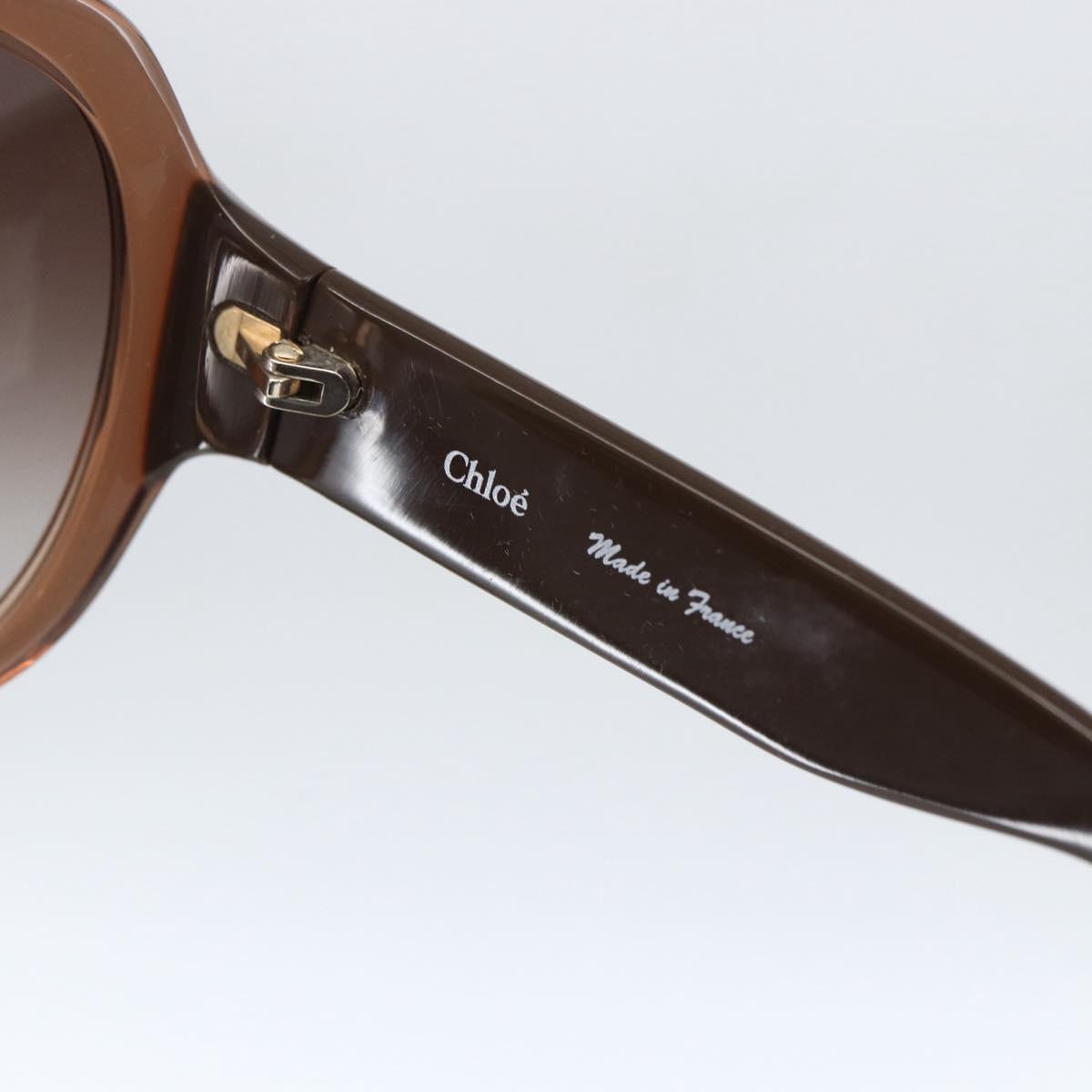 Chloe Sunglasses plastic Brown Auth bs33314