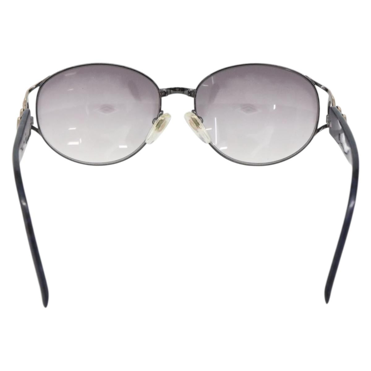 SAINT LAURENT Sunglasses metal Black Auth bs33326