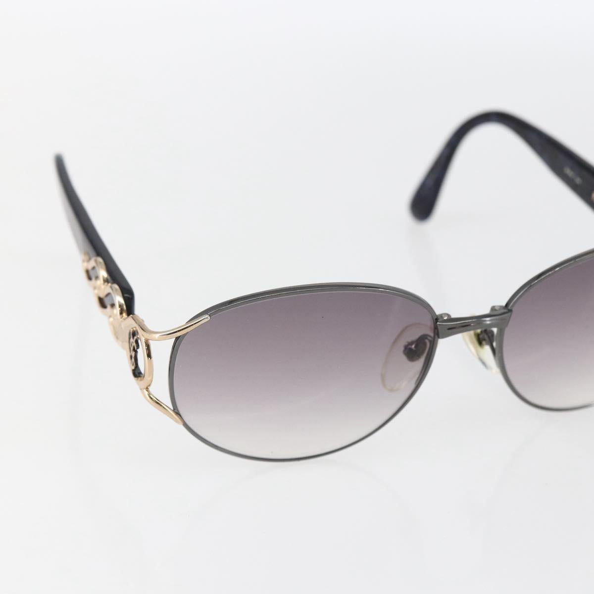 SAINT LAURENT Sunglasses metal Black Auth bs33326