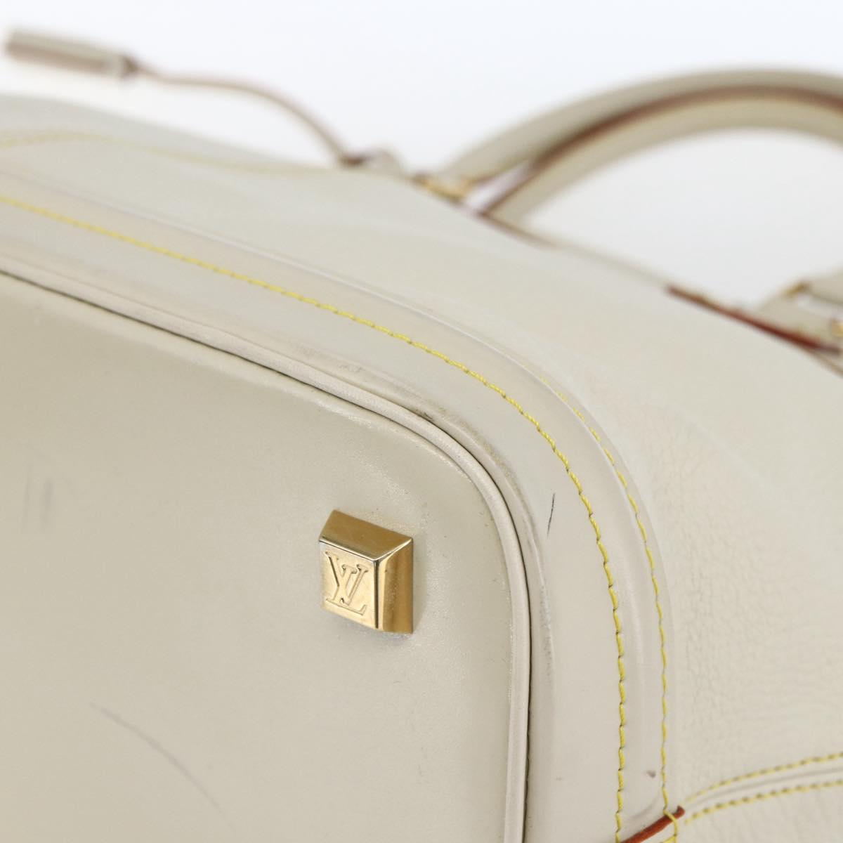 LOUIS VUITTON Suhari Rock It PM Hand Bag White M91887 LV Auth bs33327A