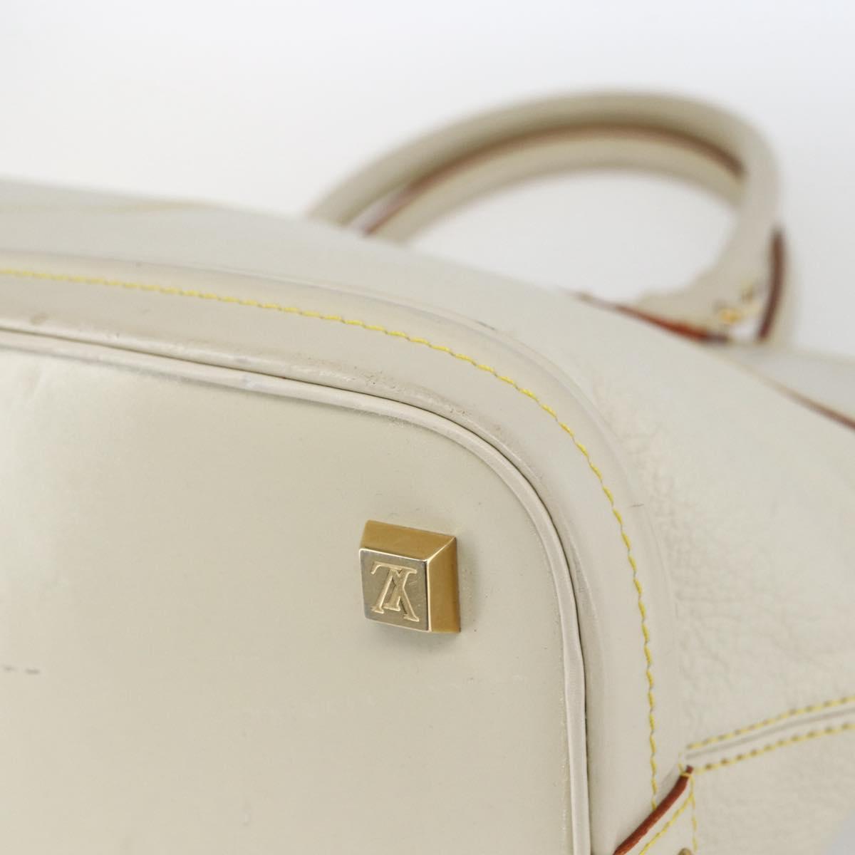 LOUIS VUITTON Suhari Rock It PM Hand Bag White M91887 LV Auth bs33327A