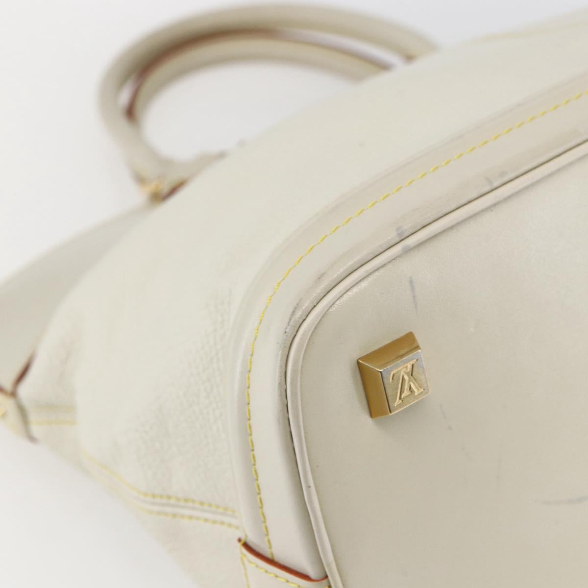 LOUIS VUITTON Suhari Rock It PM Hand Bag White M91887 LV Auth bs33327A