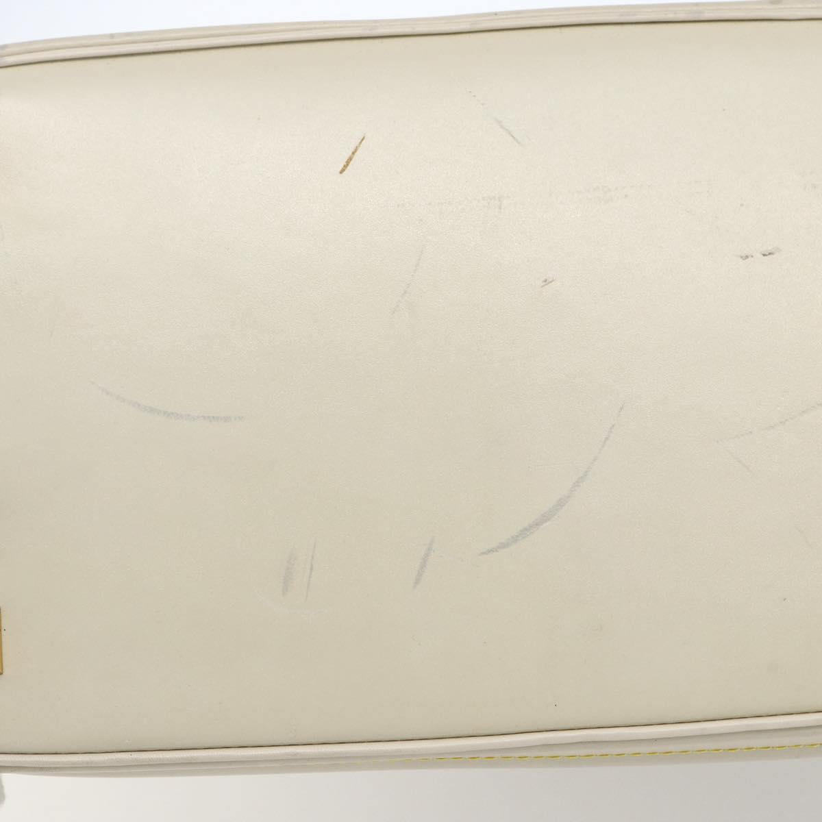 LOUIS VUITTON Suhari Rock It PM Hand Bag White M91887 LV Auth bs33327A