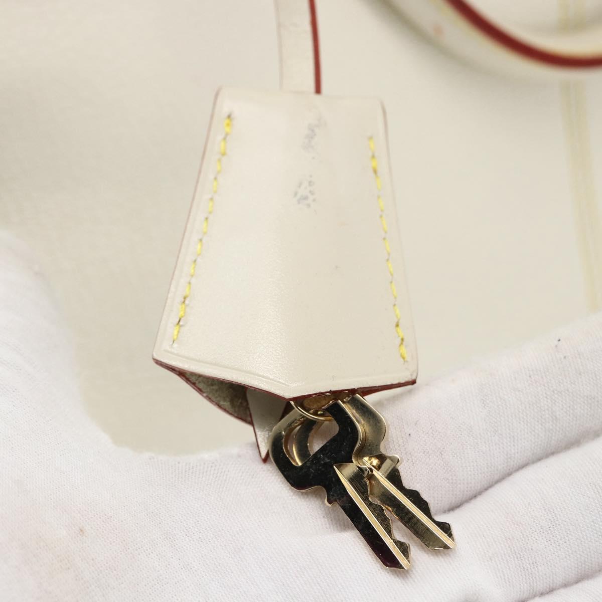 LOUIS VUITTON Suhari Rock It PM Hand Bag White M91887 LV Auth bs33327A
