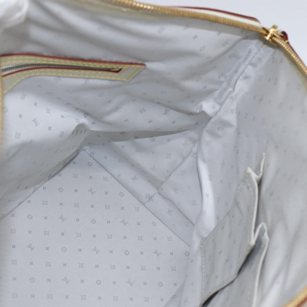 LOUIS VUITTON Suhari Rock It PM Hand Bag White M91887 LV Auth bs33327A