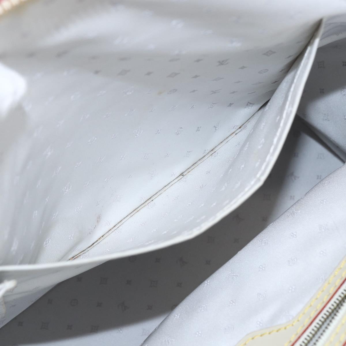 LOUIS VUITTON Suhari Rock It PM Hand Bag White M91887 LV Auth bs33327A