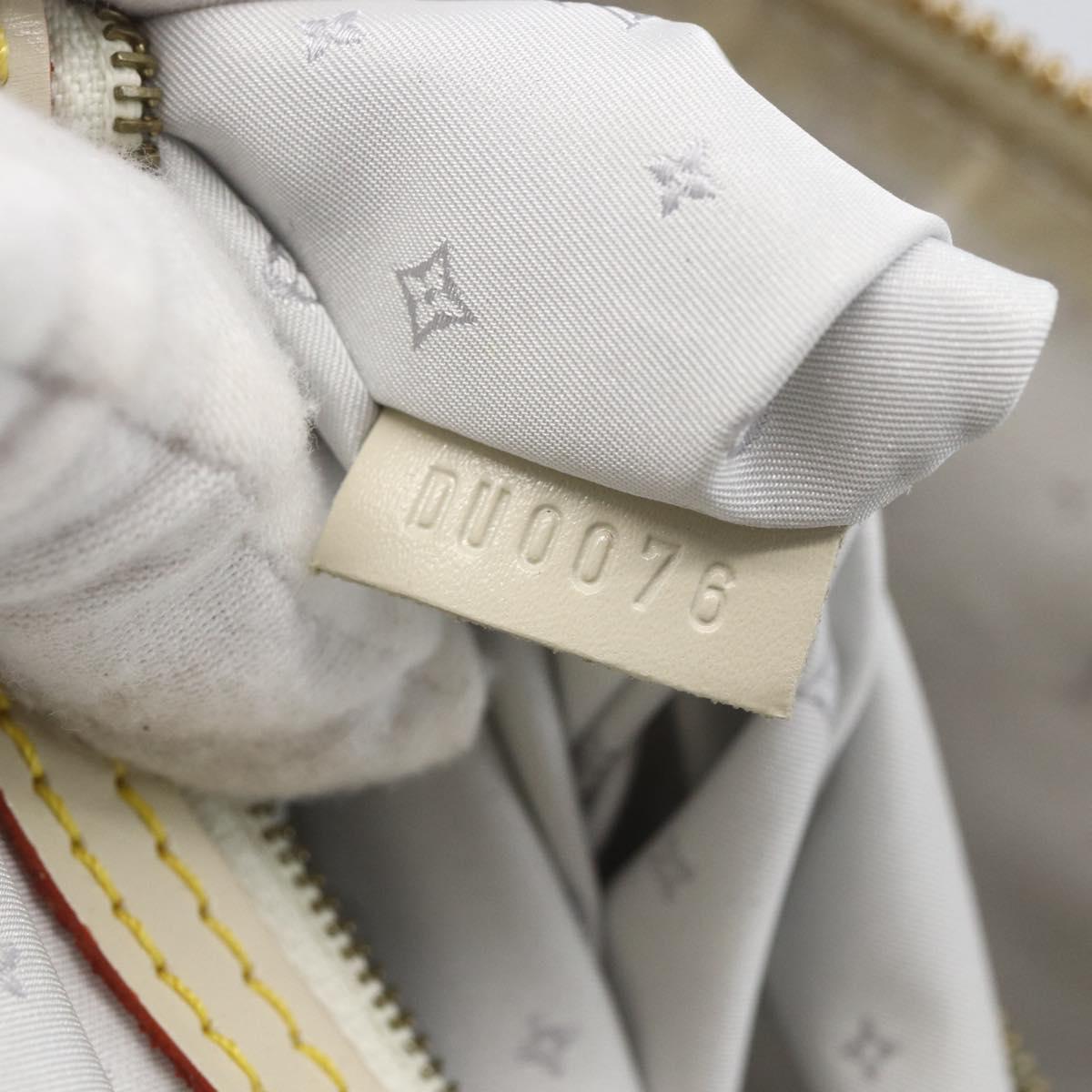 LOUIS VUITTON Suhari Rock It PM Hand Bag White M91887 LV Auth bs33327A