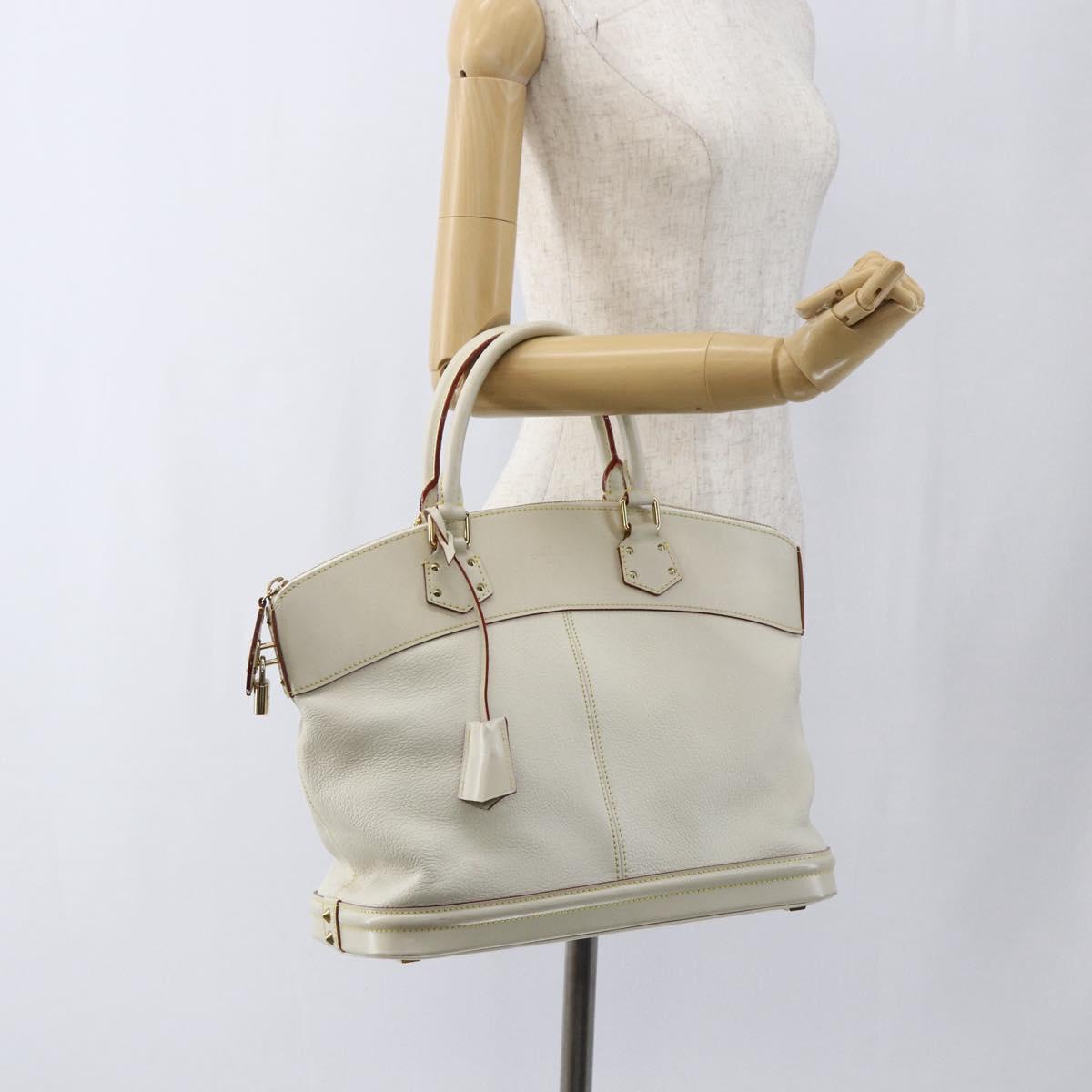 LOUIS VUITTON Suhari Rock It PM Hand Bag White M91887 LV Auth bs33327A
