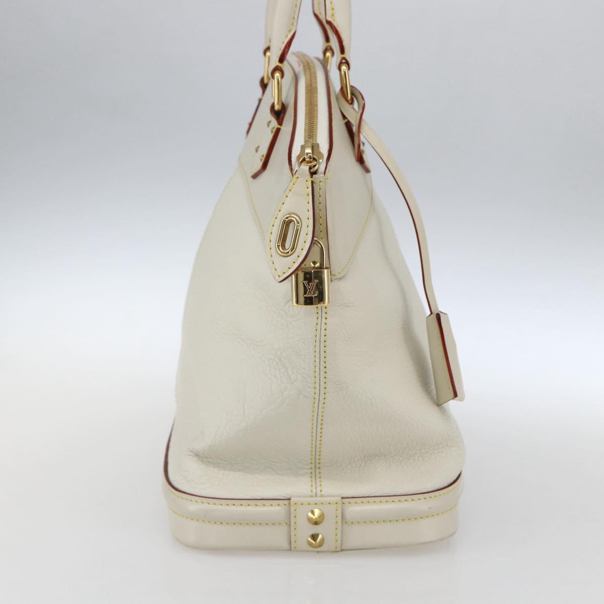 LOUIS VUITTON Suhari Rock It PM Hand Bag White M91887 LV Auth bs33327A