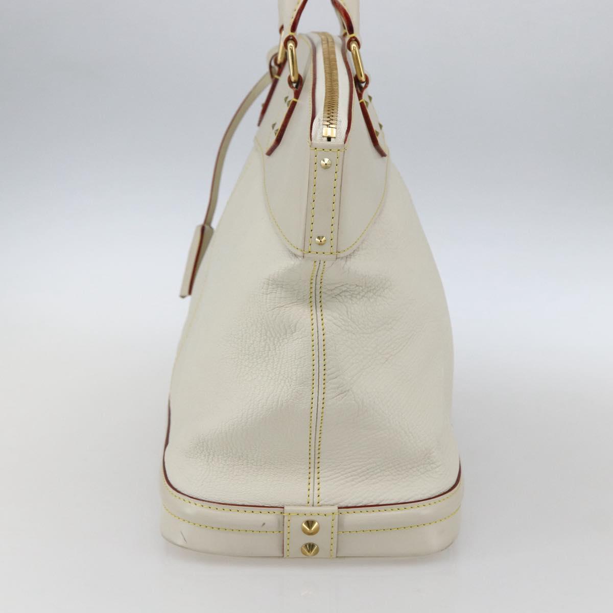 LOUIS VUITTON Suhari Rock It PM Hand Bag White M91887 LV Auth bs33327A