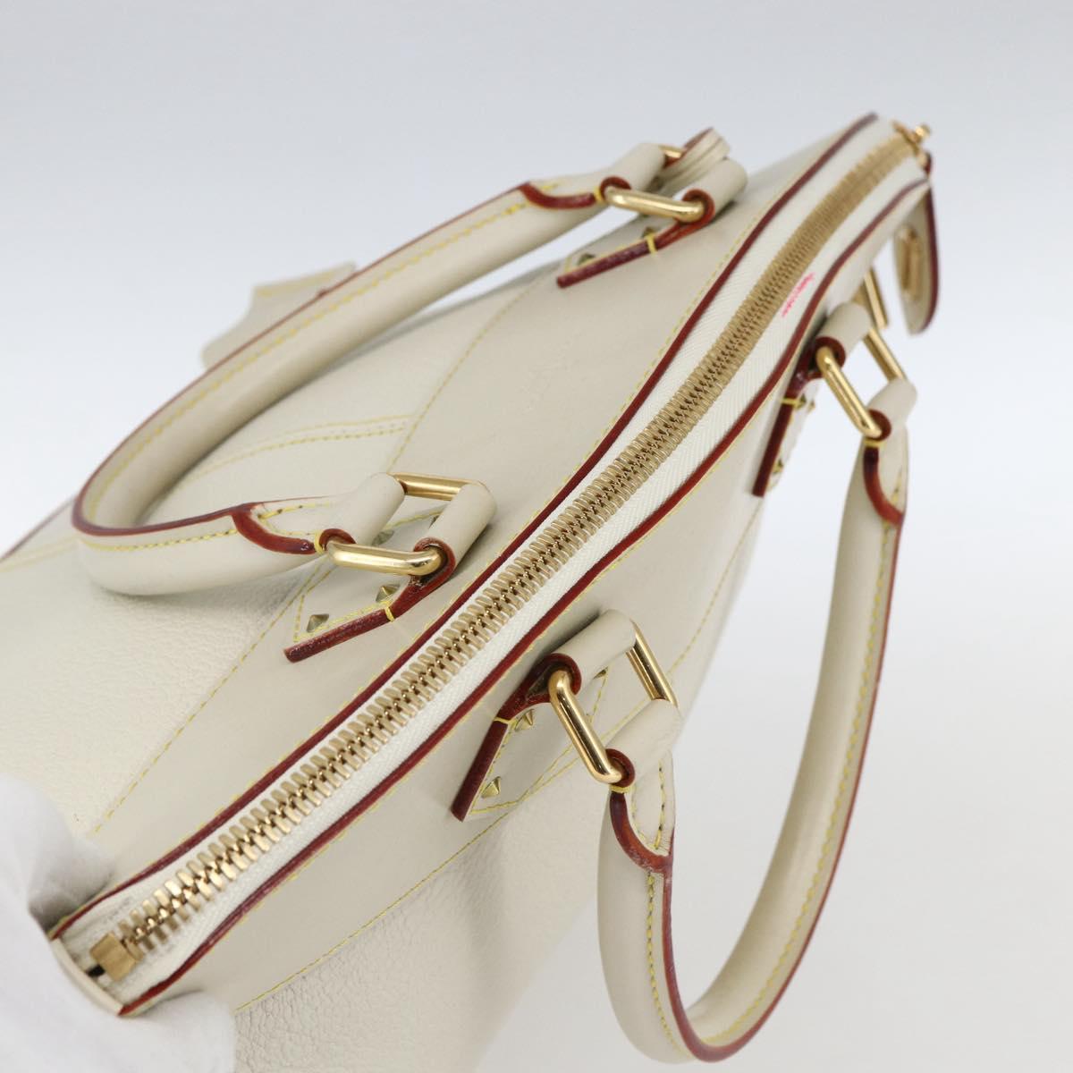 LOUIS VUITTON Suhari Rock It PM Hand Bag White M91887 LV Auth bs33327A