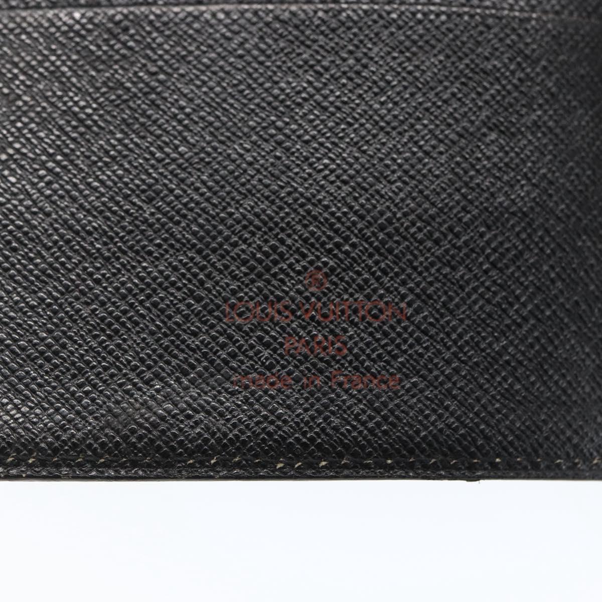 LOUIS VUITTON Epi Agenda MM Day Planner Cover Black R20042 LV Auth bs33328