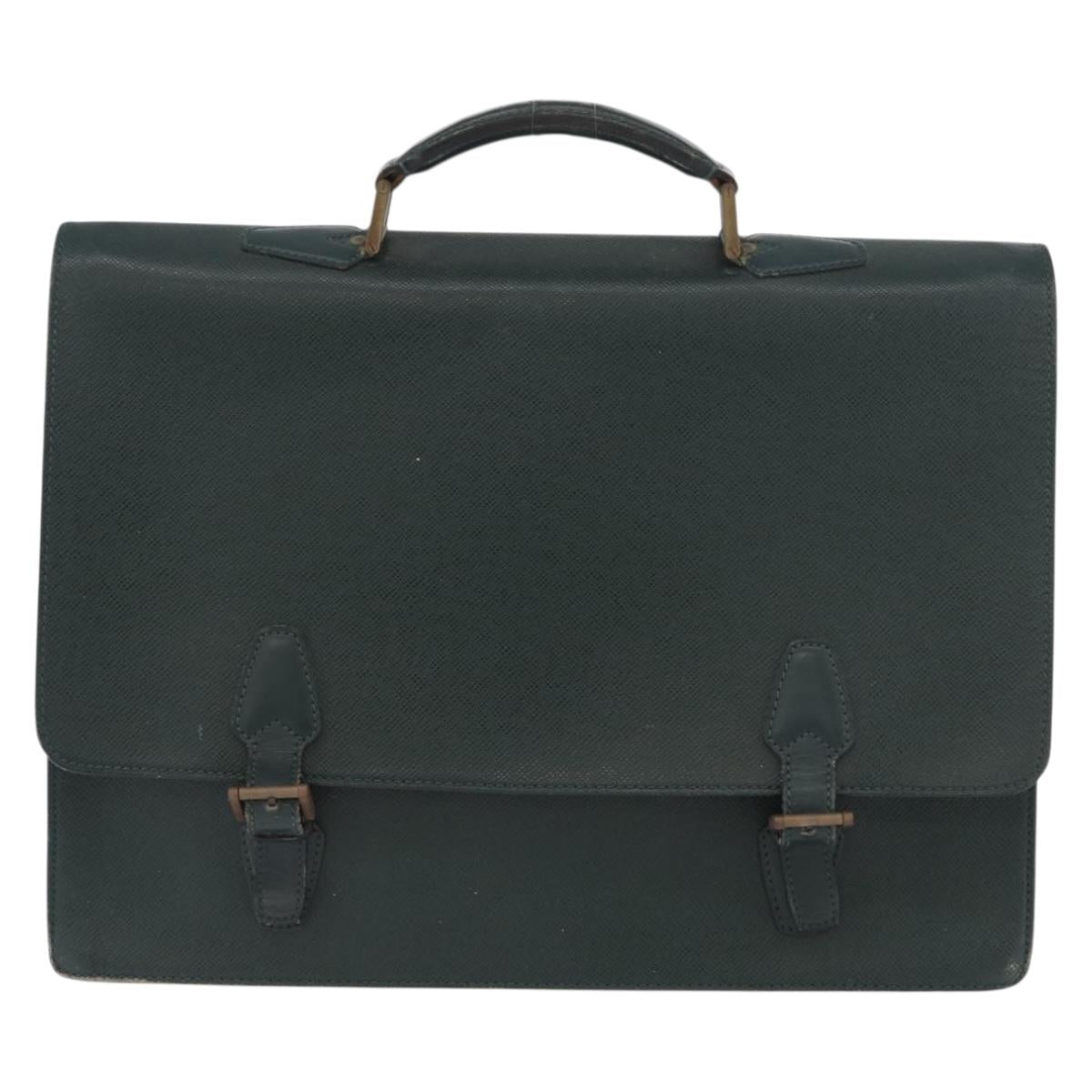 LOUIS VUITTON Taiga Tashkent Business Bag Epicea M30084 LV Auth bs33329