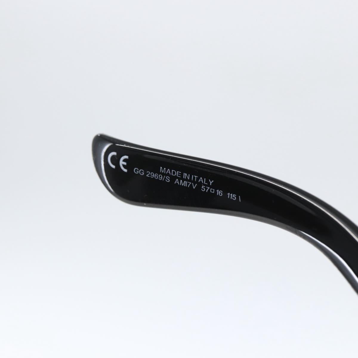 GUCCI Sunglasses plastic Brown Auth bs33337