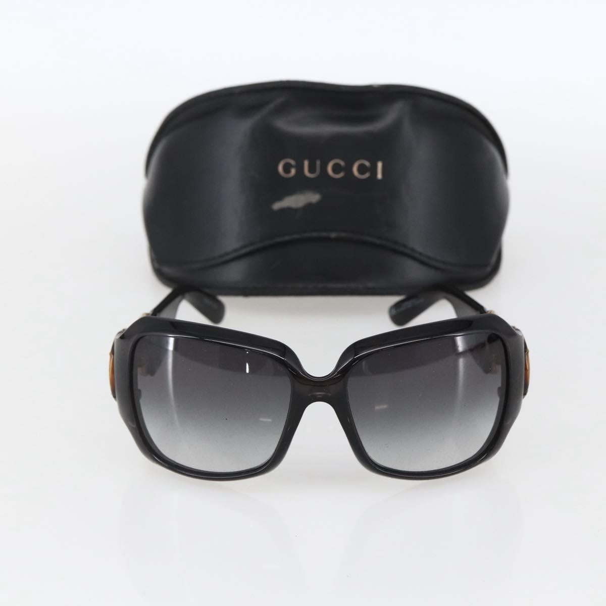 GUCCI Sunglasses plastic Brown Auth bs33337