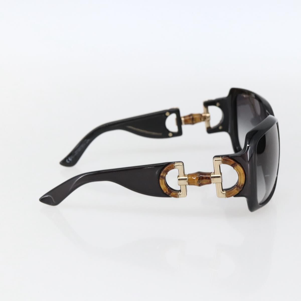 GUCCI Sunglasses plastic Brown Auth bs33337