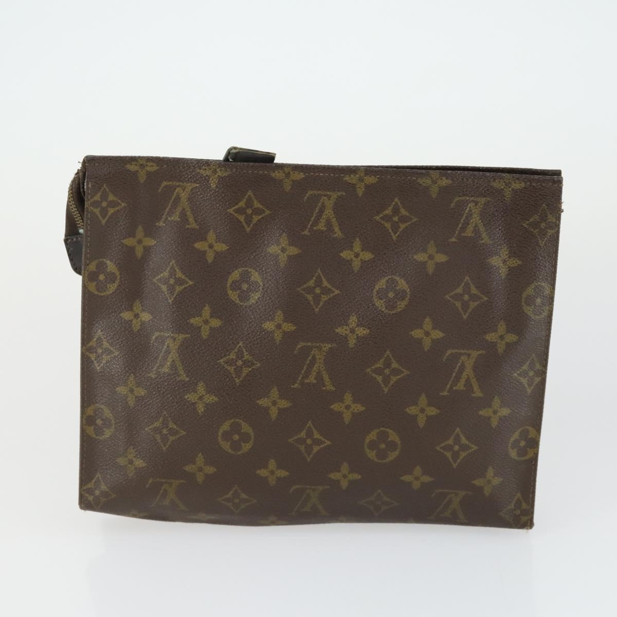 LOUIS VUITTON Monogram Clutch Bag 3 Set LV Auth bs33347