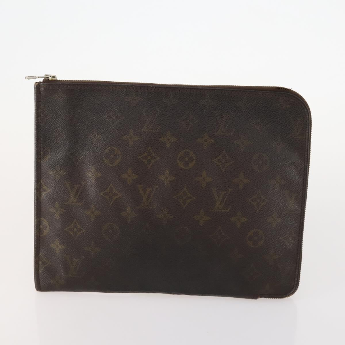 LOUIS VUITTON Monogram Clutch Bag 3 Set LV Auth bs33348