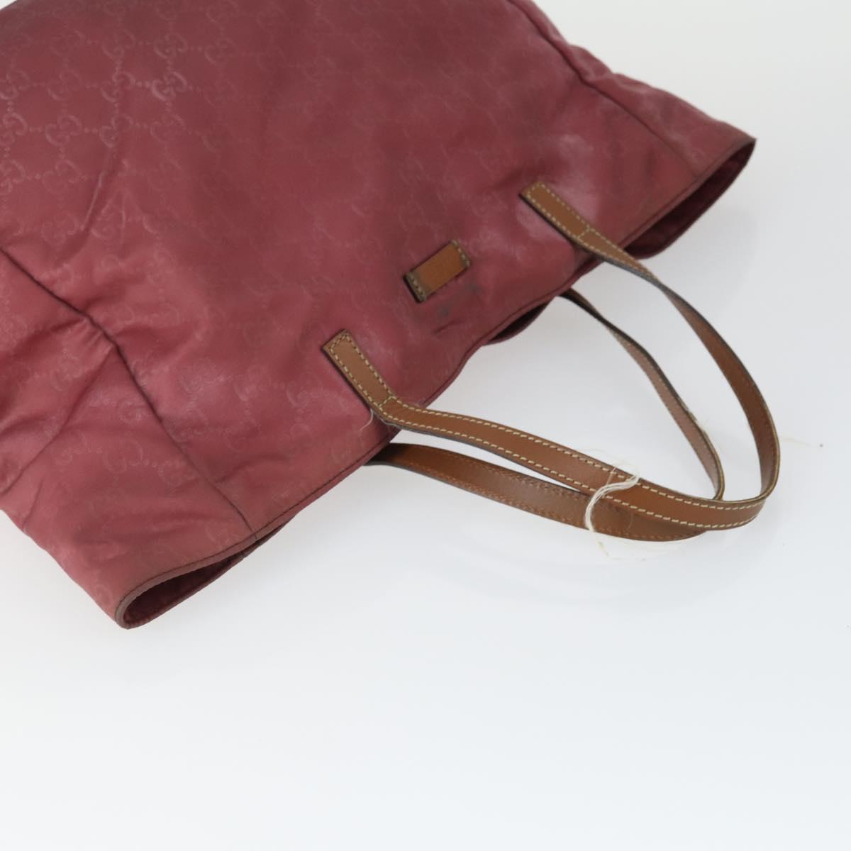 GUCCI GG Canvas Shoulder Bag Nylon 3 Set Red Brown beige Auth bs33351