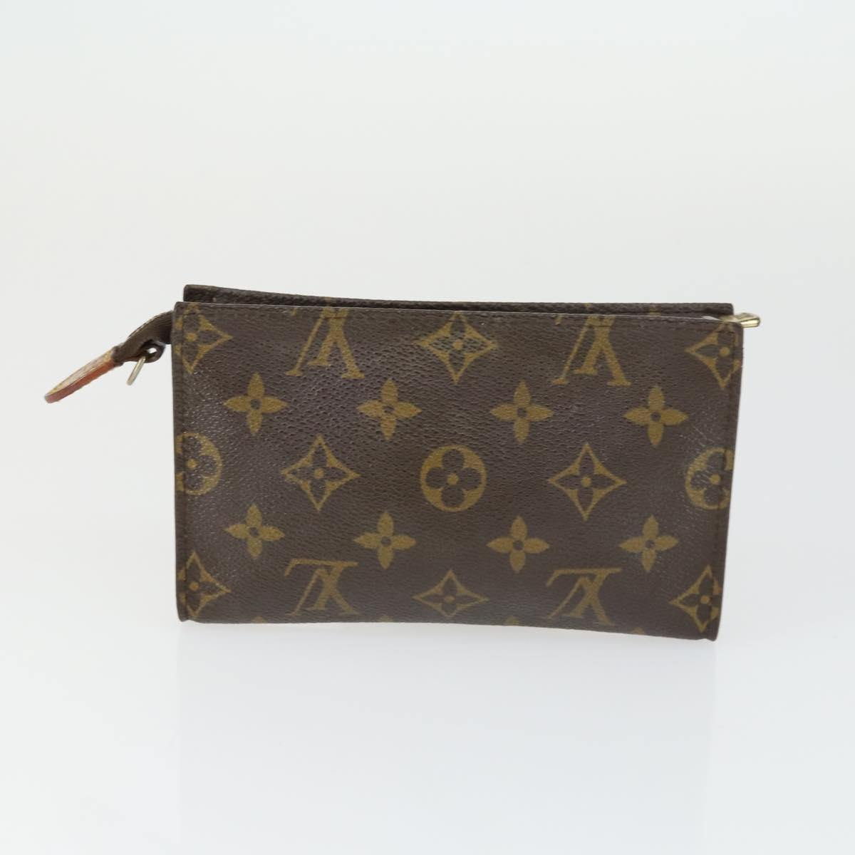LOUIS VUITTON Monogram Clutch Bag 2 Set LV Auth bs33361