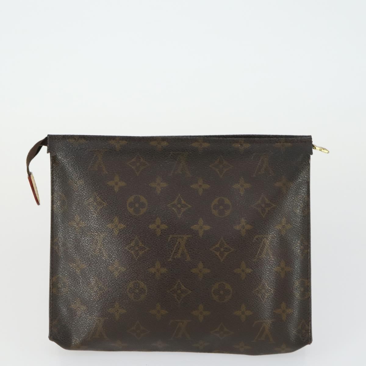 LOUIS VUITTON Monogram Clutch Bag 3 Set LV Auth bs33362