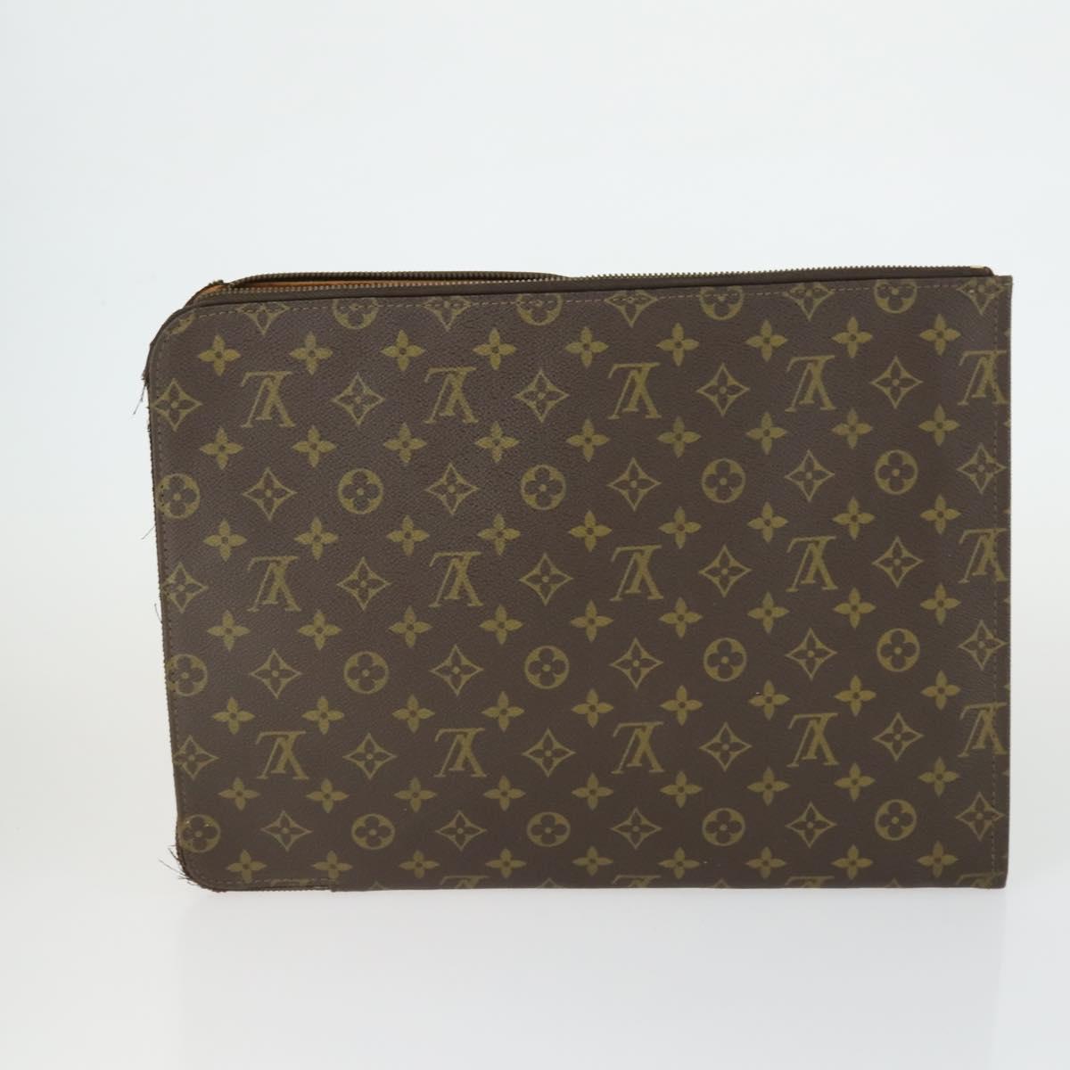 LOUIS VUITTON Monogram Clutch Bag 3 Set LV Auth bs33362