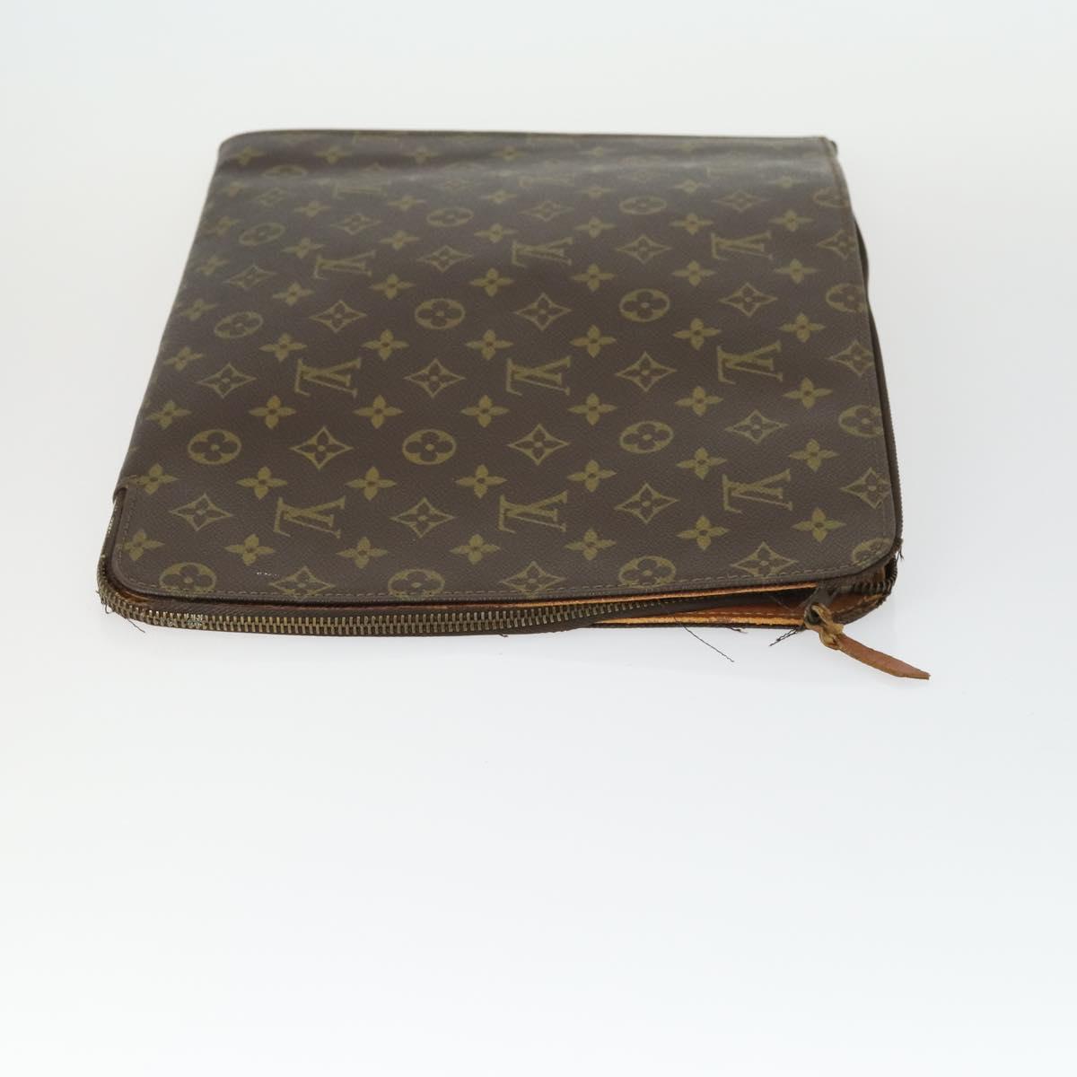 LOUIS VUITTON Monogram Clutch Bag 3 Set LV Auth bs33362
