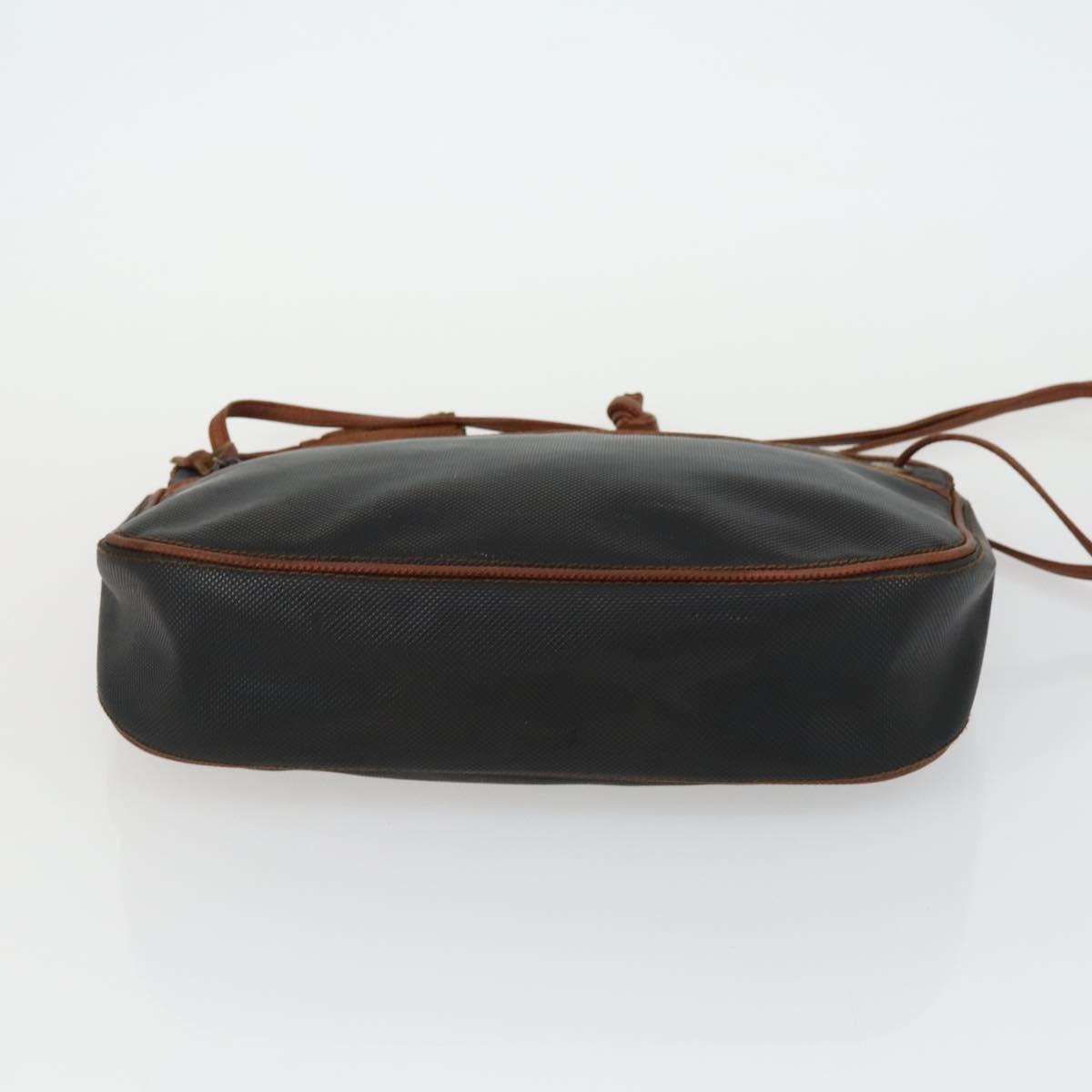 BOTTEGA VENETA Hand Bag Canvas PVC Suede 3 Set Beige Black Auth bs33367