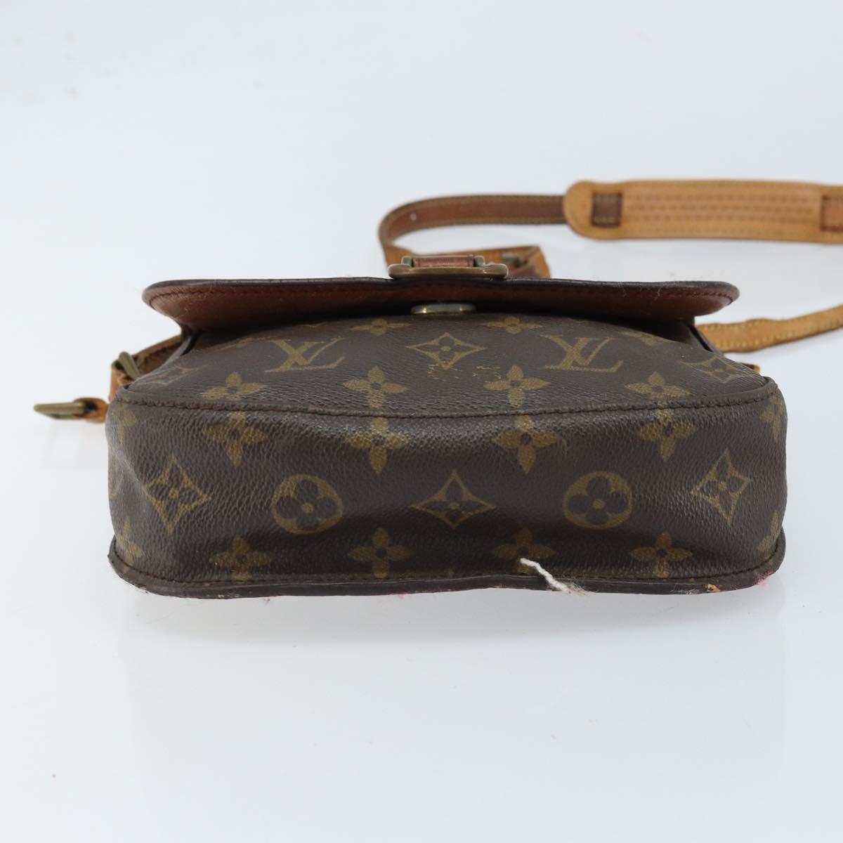 LOUIS VUITTON Monogram Saint Cloud MM Shoulder Bag M51243 LV Auth bs33384