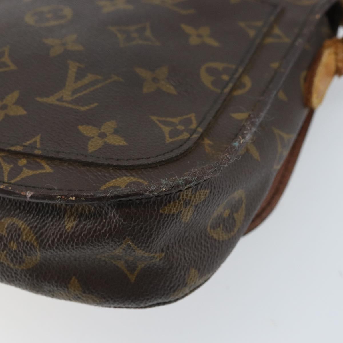 LOUIS VUITTON Monogram Saint Cloud MM Shoulder Bag M51243 LV Auth bs33384