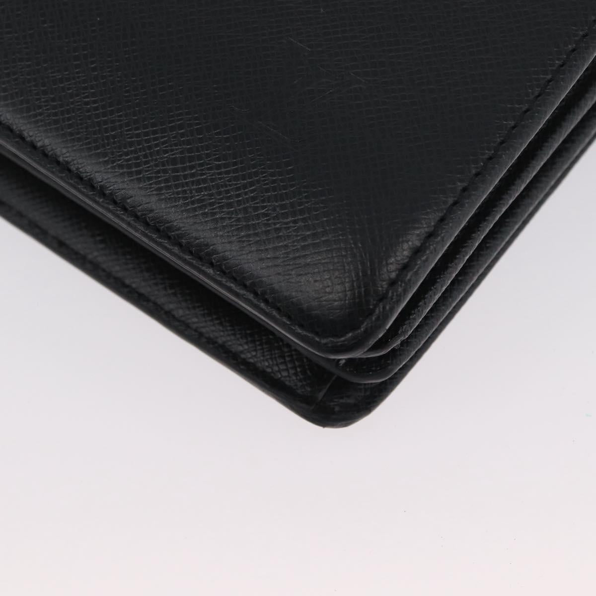 LOUIS VUITTON Taiga Serviette Kazan Business Bag Ardoise M30802 LV Auth bs33385