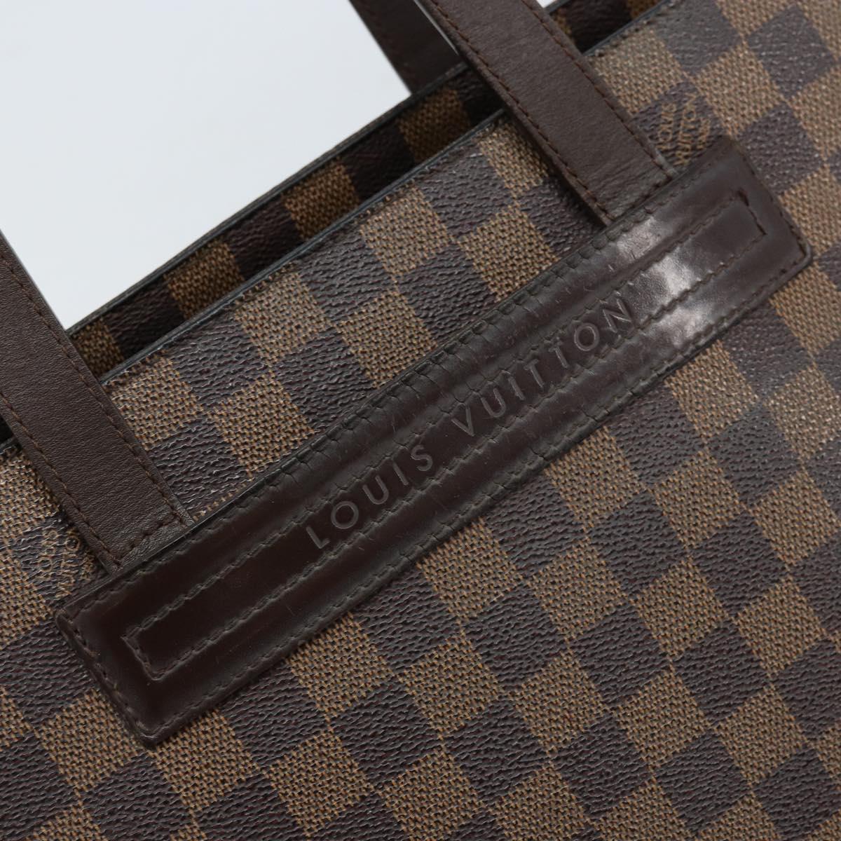 LOUIS VUITTON Damier Ebene Parioli PM Tote Bag N51123 LV Auth bs33389