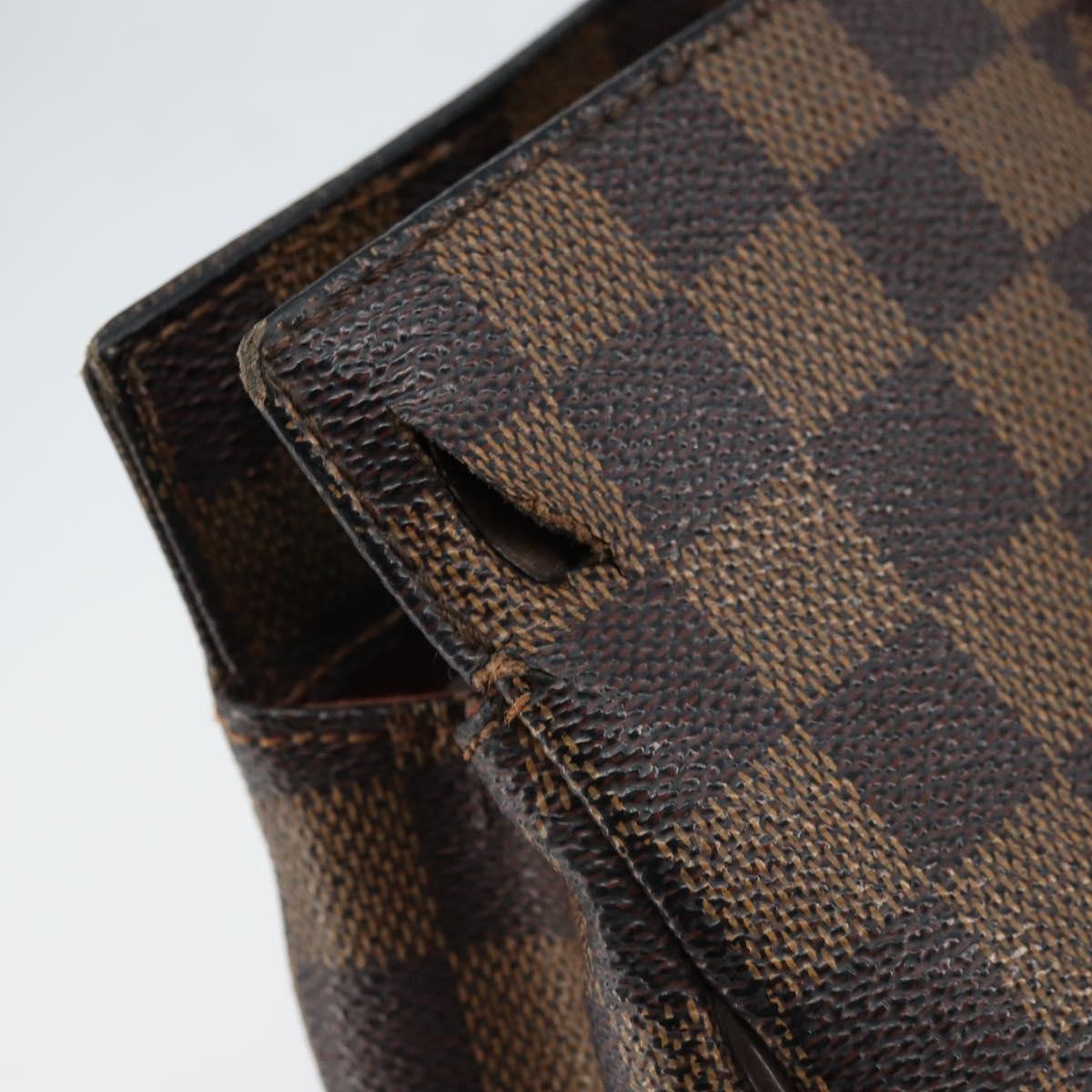 LOUIS VUITTON Damier Ebene Parioli PM Tote Bag N51123 LV Auth bs33389