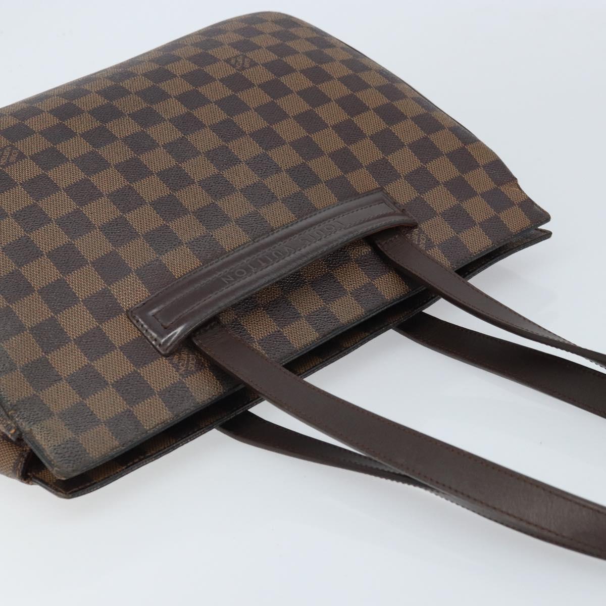 LOUIS VUITTON Damier Ebene Parioli PM Tote Bag N51123 LV Auth bs33389