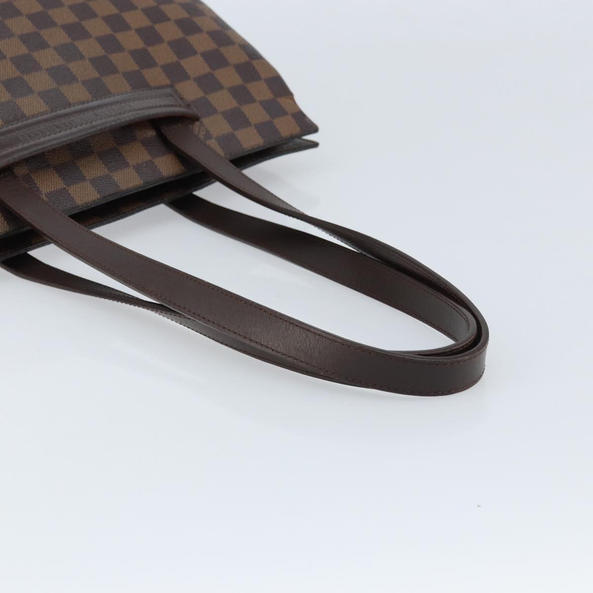 LOUIS VUITTON Damier Ebene Parioli PM Tote Bag N51123 LV Auth bs33389