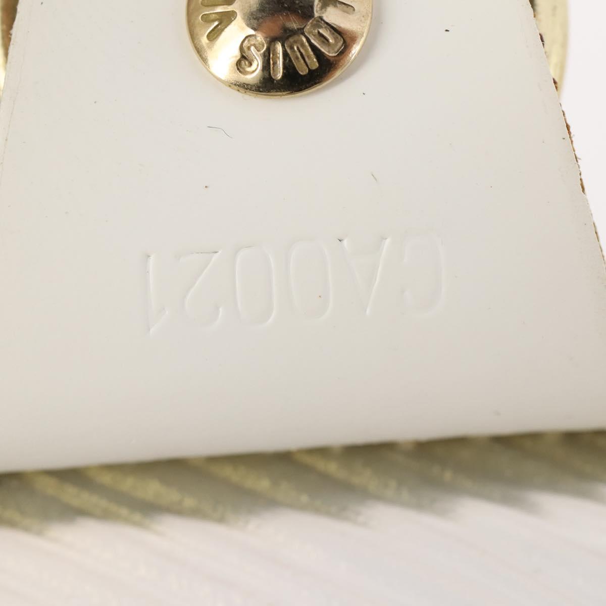 LOUIS VUITTON Epi Plage Via Bag Vinyl Leather Clear White M92153 LV Auth bs33391