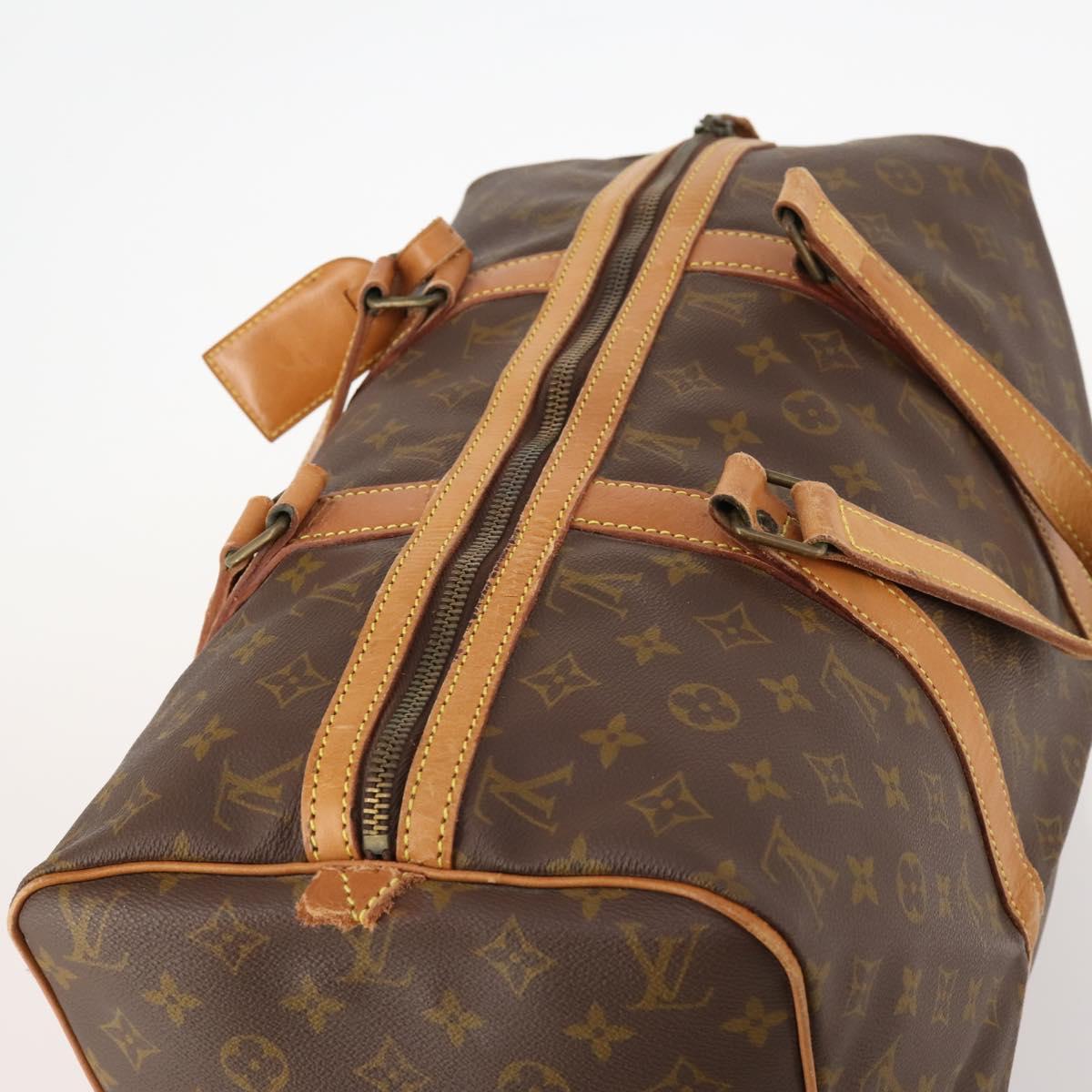 LOUIS VUITTON Monogram Sac Souple 45 Boston Bag M41624 LV Auth bs33408