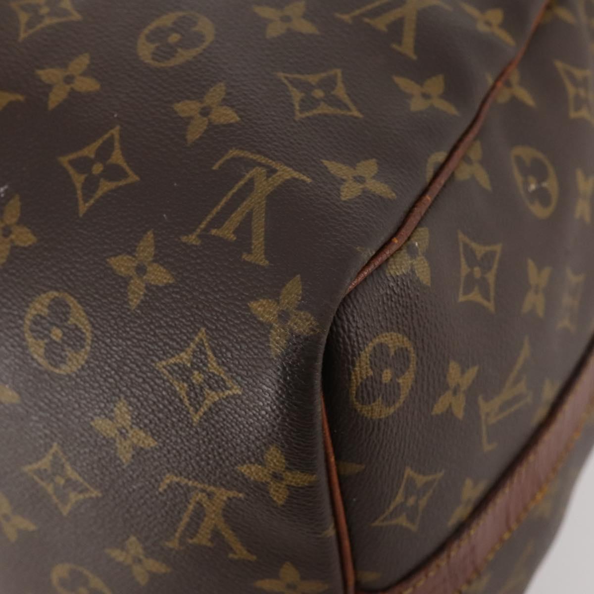 LOUIS VUITTON Monogram Keepall Bandouliere 45 Boston Bag M41418 LV Auth bs33409