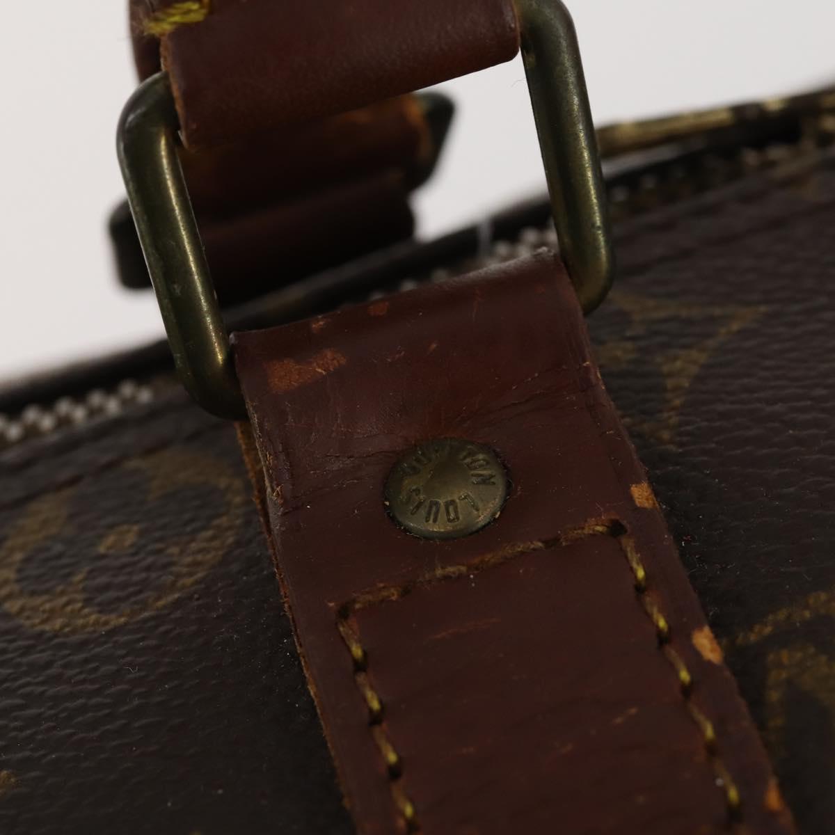 LOUIS VUITTON Monogram Keepall Bandouliere 45 Boston Bag M41418 LV Auth bs33409