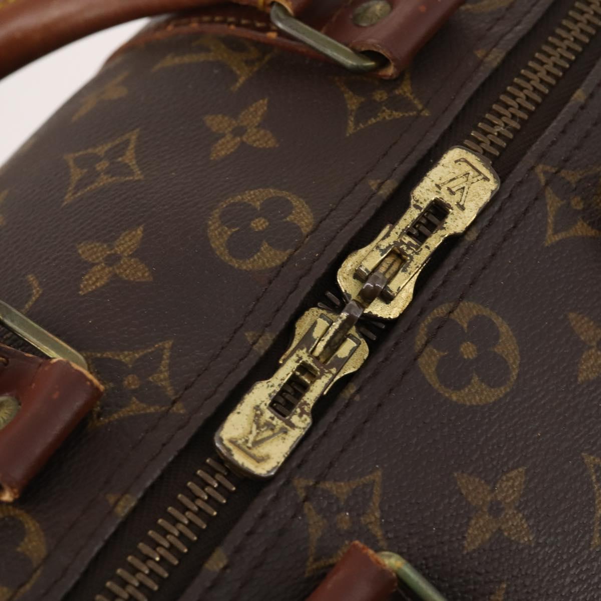 LOUIS VUITTON Monogram Keepall Bandouliere 45 Boston Bag M41418 LV Auth bs33409