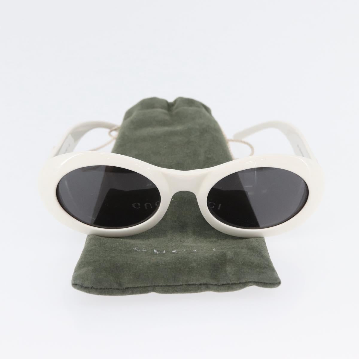 GUCCI Sunglasses plastic White Auth bs33421