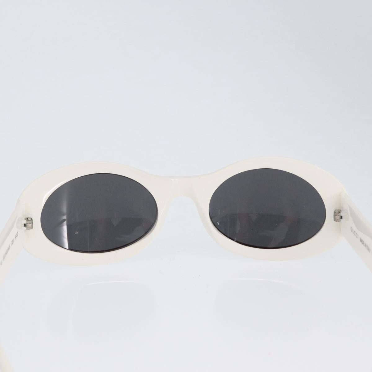 GUCCI Sunglasses plastic White Auth bs33421