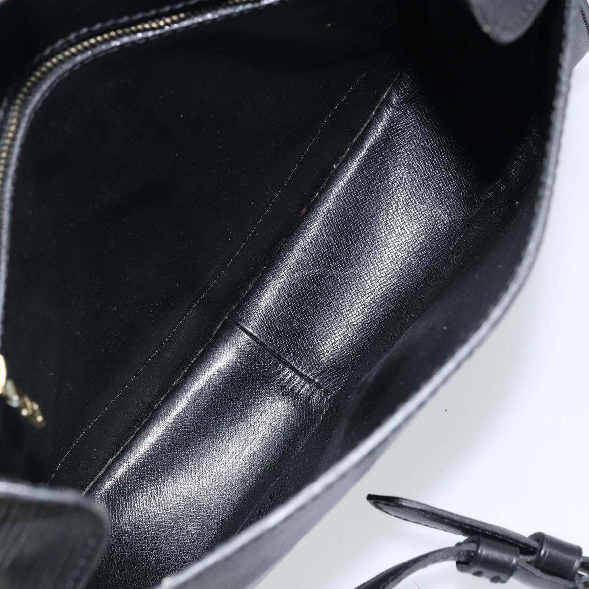 LOUIS VUITTON Epi Saint Cloud GM Shoulder Bag Black Noir M52192 LV Auth bs33474