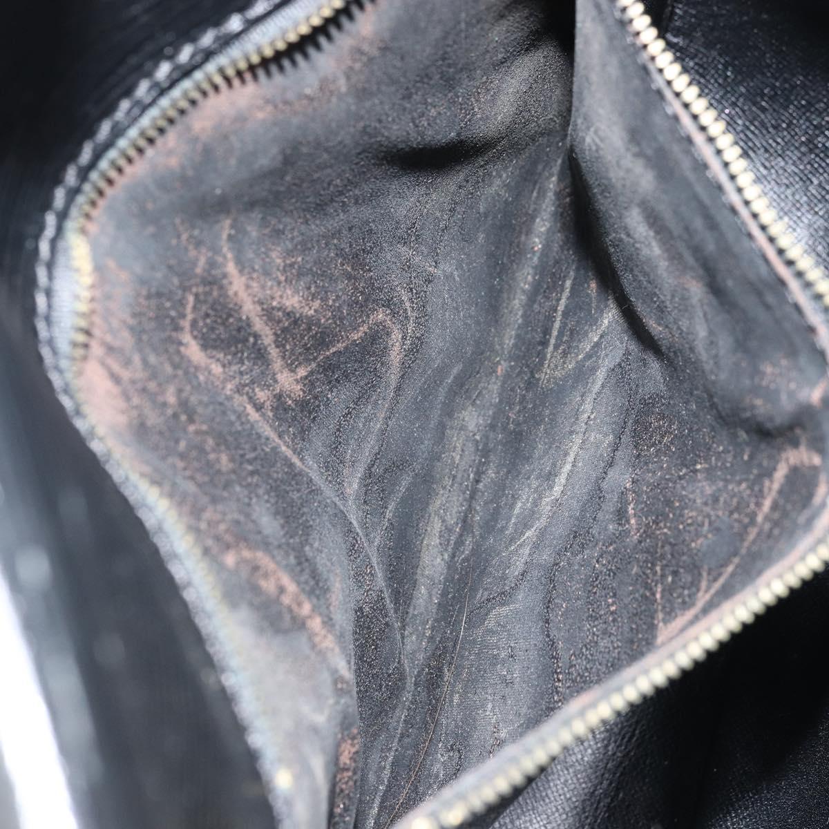LOUIS VUITTON Epi Saint Cloud GM Shoulder Bag Black Noir M52192 LV Auth bs33474