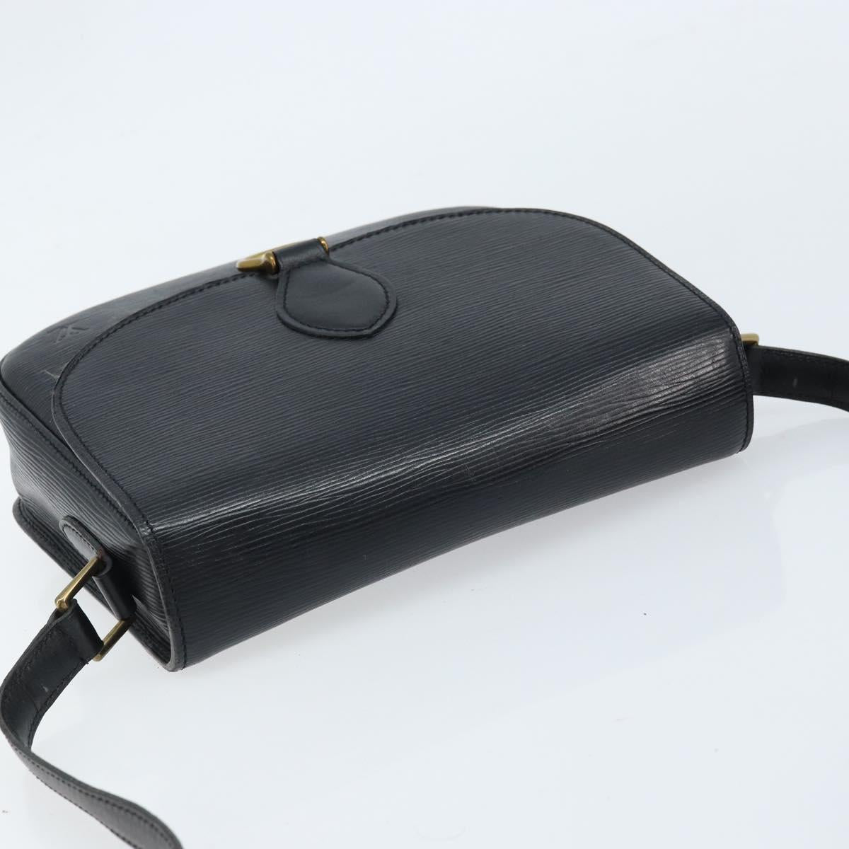 LOUIS VUITTON Epi Saint Cloud GM Shoulder Bag Black Noir M52192 LV Auth bs33474