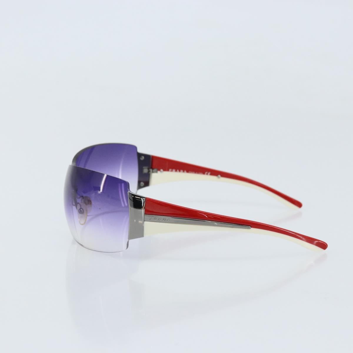 PRADA Sunglasses plastic Purple Auth bs33479