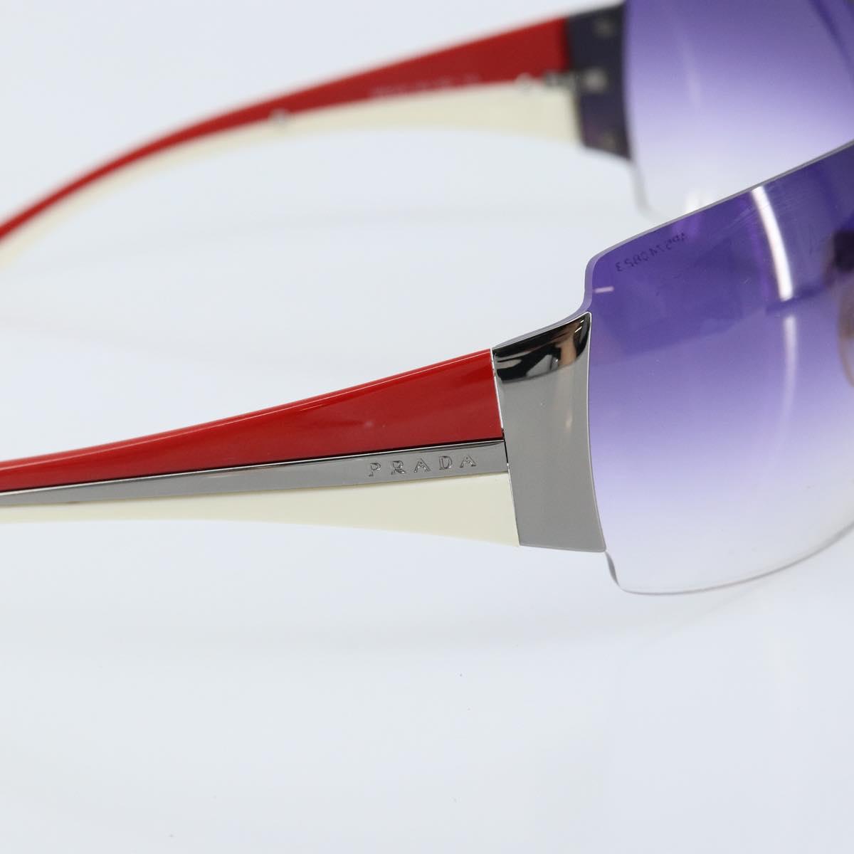 PRADA Sunglasses plastic Purple Auth bs33479