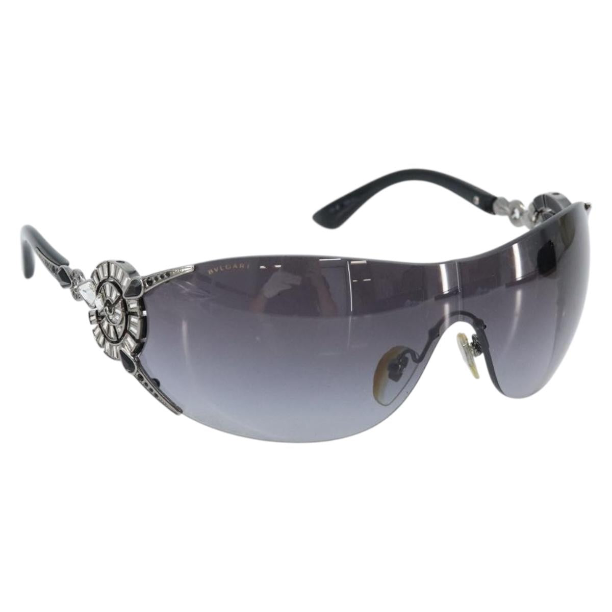 BVLGARI Sunglasses plastic Black Auth bs33481