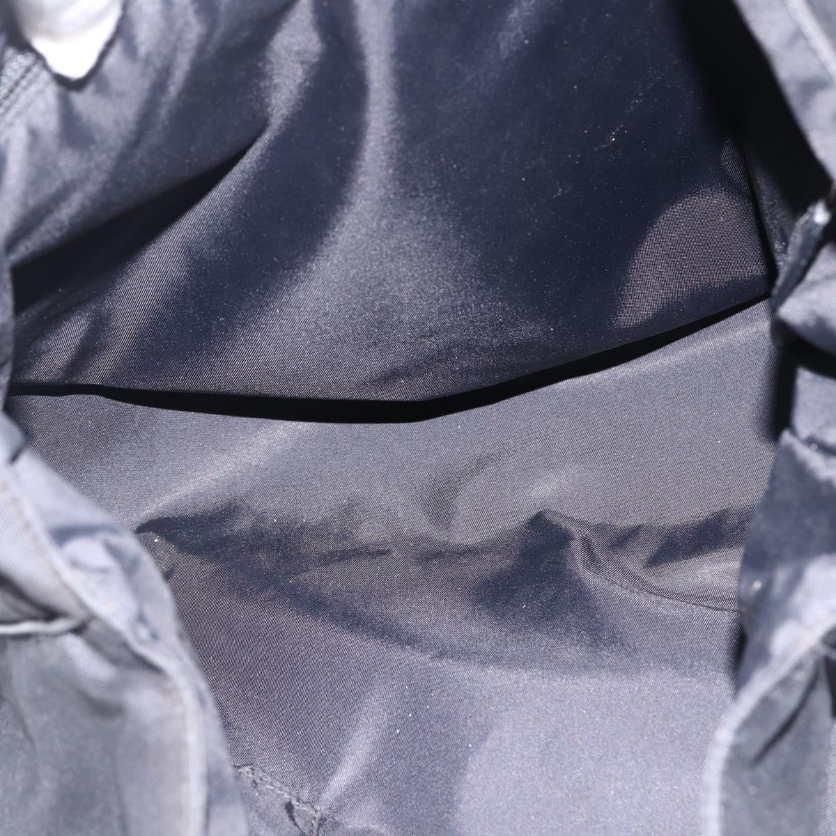 GUCCI Guccissima Shoulder Bag Canvas Black Silver 162410 Auth bs33484